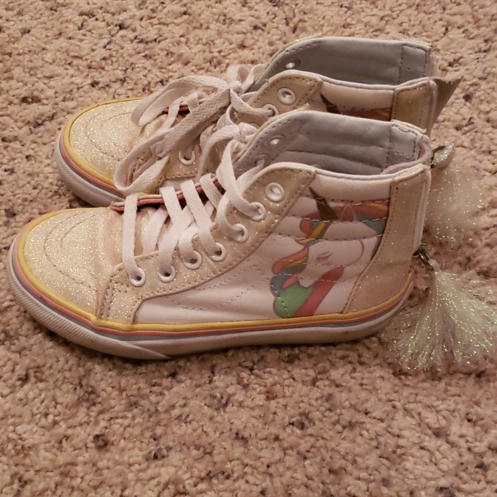 Girls Unicorn Van's Hightops